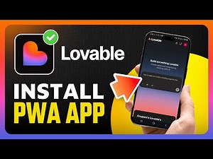 How To Download Lovable AI Moblie App (PWA Easy Method)