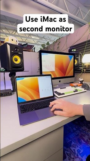 How to Use iMac as Second Monitor #apple #imac #macbook #screenmirroring