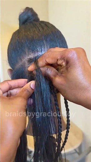 easy cornrow Tutorial #hairtutorial #cornrows #cornrowstyles #weaving #hairtransformation