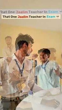 Exam Hall Mein Math Sir Ka Full Pressure 😭😂 | Funny Exam Short #funny #exam #comedy #shorts #viral