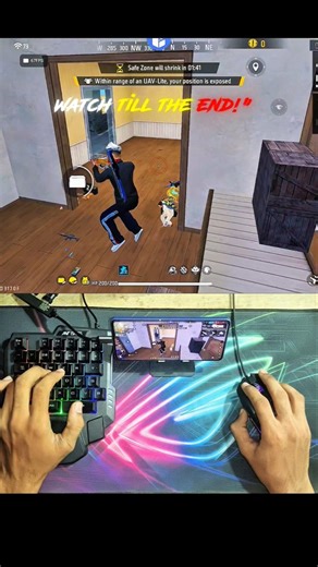 "Handcam + Headshots:Keyboard & Mouse Power! 🎯🔥" #viral #freefire #keyboardandmousesetup #handcam