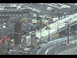 Seattle Viaduct Demolition Time Lapse
