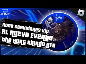 "1000 Servidores VIP Shindo The Hunt" Evento de Pascua Private Server Codes | Shindo Life