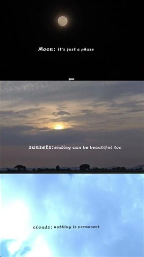 Moon | sunsets | clouds