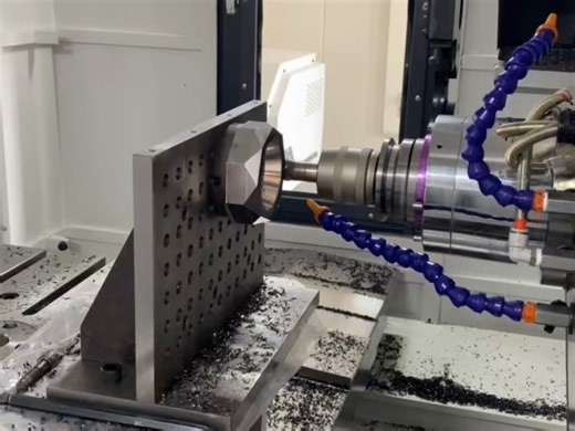 卧式加工中心HMC630试切产品