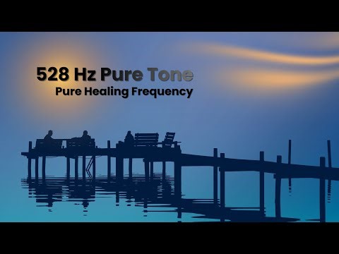 528 Hz Healing Tone with Water Reflections | Relax, Balance & Inner Peace