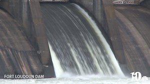 Both beautiful and impressive, isn't it? The Tennessee Valley Authority has been spilling dams across the area today, including the Cherokee Dam for the first time since 1994, in preparation for Hurricane Florence || Story: https://on.wbir.com/2NHbPvO | WBIR Channel 10