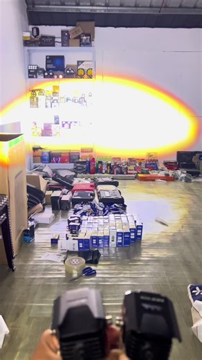 Complete Set of Mini Driving Lights for Motorcycles