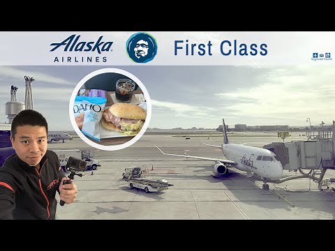 Alaska Airlines First Class Review: No Lounge Access but Good Food Onboard | SFO - SEA 737-900ER