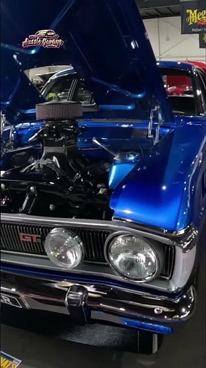 Blue XY Ford Falcon at Summernats 2025