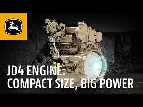 JD4 Engine: Compact Size, Big Power | John Deere Power Systems