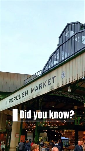 Borough Market is one of the oldest markets in #london Did you know it was relocated? 🤫 #travel