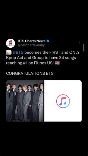 CONGRATULATIONS BTS #itunes #bts #arirang #btspavedtheway #likeanimals #viralvideo #kpop