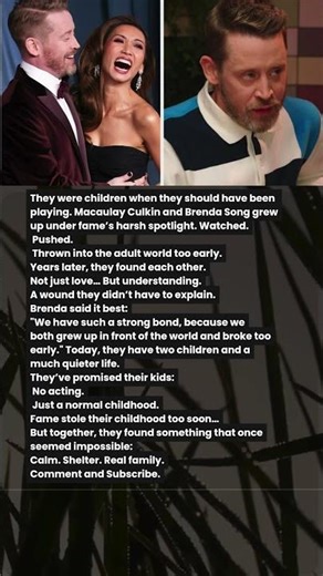Macaulay Culkin & Brenda Song Two Childhood Stars Who Saved Each Other