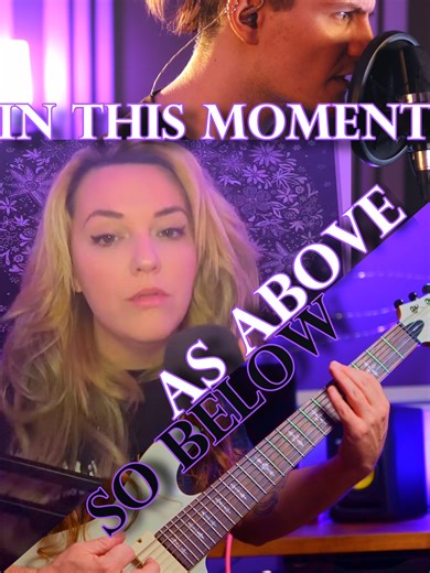 As Above So Below @in.this.moment.official - As Above So Below with Lisa Marie Perkins and @mdskrmusic Mdskr did a great job putting this together, it has an especially unique sound with a different singer and a more metal vibe w/louder guitars than the original. Hope you enjoy, happy new year!! #metal #guitar #femalevocalist #metalmusic #fyp