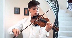 Violinist Alan Milan Performs Josh Groban's 'You Raise Me Up'