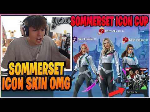 CLIX Shows OFF His MAX SPEED In SOMMERSET ICON CUP & CARRIES His OLD TRIO To A WIN! (Fortnite)