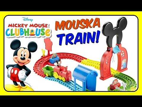 Mickey Mouse Clubhouse Mouska Train Express Playset! Fisher Price DISNEY NEW TOYS!
