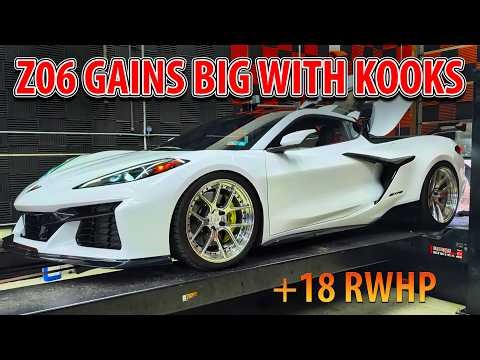 C8 Corvette Z06 Gets Surprising Gain with Kooks Headers!