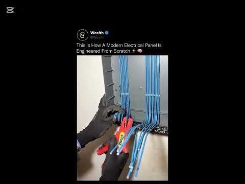 Modern electrical panel installation from scratch ⚠️⚡🧠