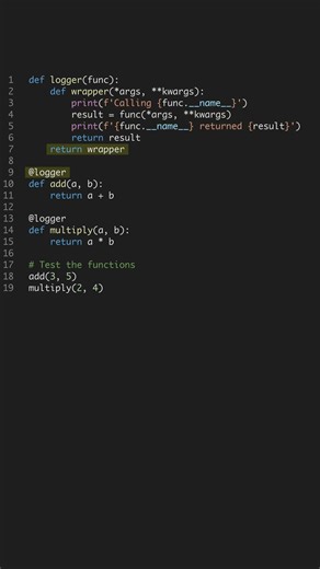 Master Decorators in 60s - Python Tips #shorts