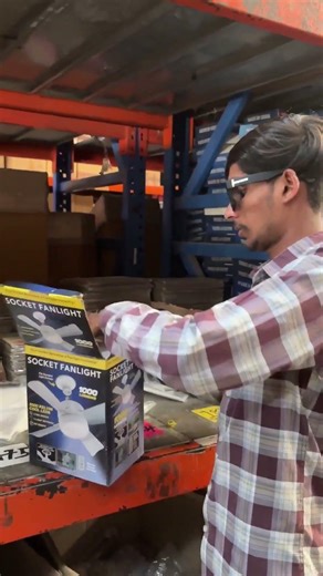 💡 Socket Fan Light | 2 in 1 Cooling & Lighting Solution ✨ #DeoDap