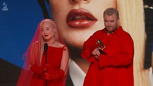 This "Unholy" duo just made history. Watch SAM SMITH and Kim Petras win Best Pop Duo / Group Performance at the 65th #GRAMMYs. 🔥 | GRAMMYS