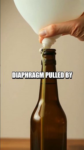 Breathing Bellows: A Simple Balloon Lung Model at Home