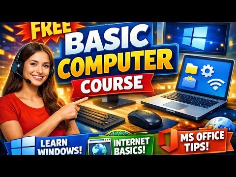 😍 𝐁𝐚𝐬𝐢𝐜 𝐂𝐨𝐦𝐩𝐮𝐭𝐞𝐫 𝐒𝐤𝐢𝐥𝐥𝐬 𝐅𝐨𝐫 𝐁𝐞𝐠𝐢𝐧𝐧𝐞𝐫𝐬 𝐅𝐫𝐨𝐦 𝐙𝐞𝐫𝐨 𝐋𝐞𝐯𝐞𝐥. 