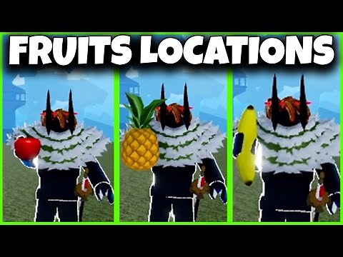 Banana, Pineapple, Apple Locations for Instinct v2 in Blox Fruits