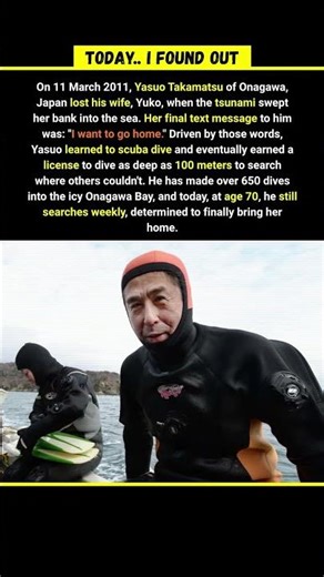 He Has Been Diving for 13 Years to Find His Wife #facts #history