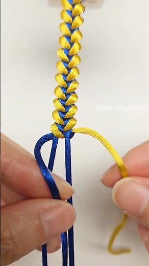 How to Tie Heart Pattern Square Knot 2602007 Quick Macrame Tutorial #shortstutorial #knot #diy