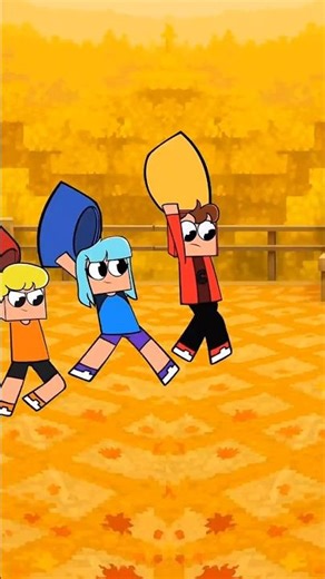 What’s Under the Reverse Bucket? 😂 | Funny Minecraft Animation Shorts #cadres #minecraft