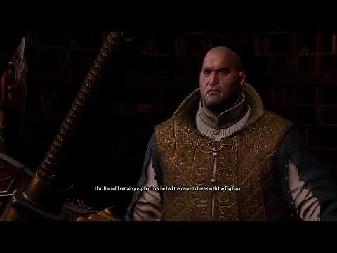 The Witcher 3 - Get Junior: Talk To Dijkstra About Whoreson's Ties To The Radanians Gameplay PS5 4.0