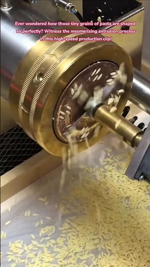 So Satisfying! 😍 Watch How Pasta Rice is Made 🌾 #satisfying #asmr #pasta #rice #food #cooking #how
