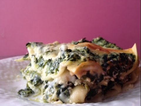 How to Make a Spinach Mushroom Lasagna - White Lasagna Recipe