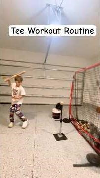 Tee Workout Routine #baseball #2026 #10ubaseball #baseballlife #battingpractice