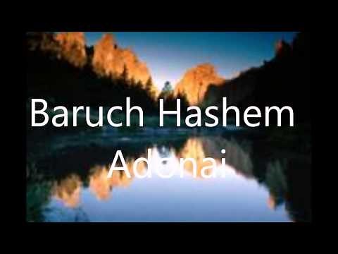 Baruch Hashem Adonai