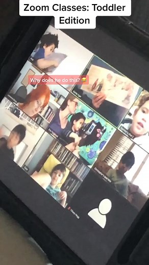 Zoom Classes with Toddlers... #kids #zoom #class #funny #class | toddlers