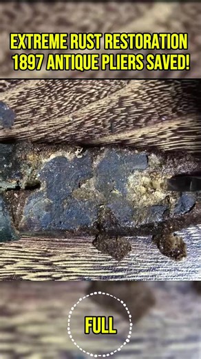 Extreme Rust Restoration of 1897 Antique Pliers