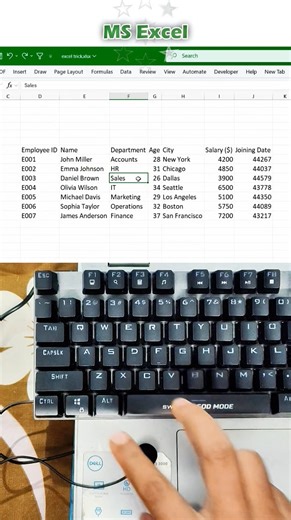 Make Table Borders in MS Excel with ONE Keyboard Shortcut #ExcelTips #KeyboardShortcuts #ExcelHacks #OfficeShortcuts #ProductivityTips #WorkSmarter #ExcelTricks You won’t believe how fast you can add clean borders to any Excel table using just a simple keyboard shortcut. In this quick Shorts tutorial, you’ll learn how to instantly apply borders without touching the mouse. Perfect when you’re working with large data and want things to look neat in seconds. ✔️ Great for students, teachers, and off