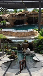 25K views · 1K reactions | Imagine Having a Backyard that Makes Every Day Feel Like You’re on Vacation... Sounds pretty amazing, right? At Lucas Lagoons, transforming backyards into a total paradise and creating mesmerizing custom pools is simply part of the job for our passionate team. #insanepools #lucaslagoons | Lucas Lagoons Design | Facebook