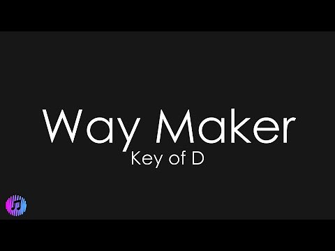 Way Maker | Piano Karaoke [Key of D]