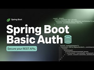 Implementing Database-Driven Basic Authentication in Spring Boot RESTful Services | Spring Security