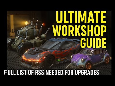 Ultimate Workshop & Vehicle Upgrades Guide – Resources & Tips!