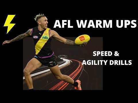 AFL warm ups- Speed and agility
