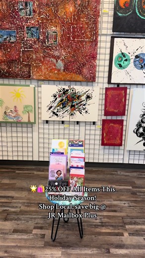 🎁📦🛍️🎉One Stop: Sho & Ship! JR Mailbox Plus has 25% OFF all items & 15% OFF for shipping on Black Friday Deals. Come and visit. 📍6675 S Custer Rd Ste 500 McKinney Tx www.jrmailboxplus.com 📞972-810-7447 #jrmailboxplus #smallbusinesstexas #holidaydeals #shippingstore #mckinneytx