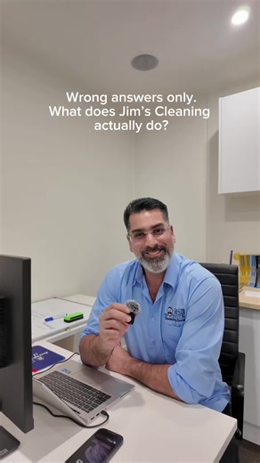 We asked head office staff what does Jim’s Cleaning actually do? Wrong answers only 😅😂 #JimsCleaningGroup #jimscleaning #funny #fyp