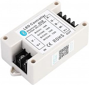 SUPERNIGHT Wireless Bluetooth RGBW/RGB Controller for 5050 3528 LED Light Strips, Smart Phone APP Control Smart Controller for iOS and Android