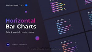 Gradient Horizontal Bar Charts